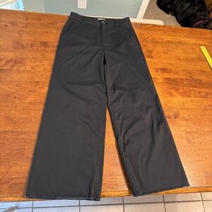 Brixton women’s Victory wide leg Black Pants size 25